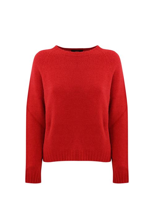 Maglia Ghiacci in alpaca e cotone rosso WEEKEND MAX MARA | 2425366111600003